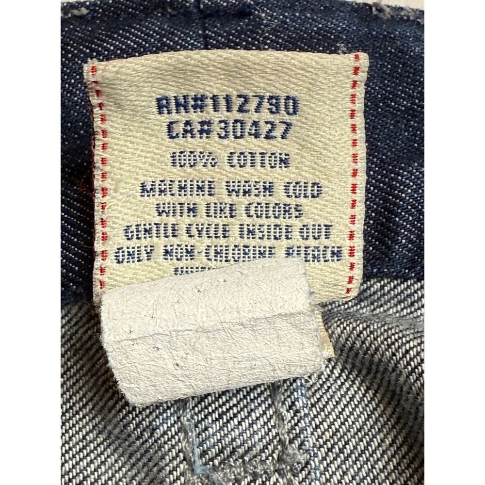 True Religion World Tour Bobby Mens Jeans Size 34x31 Dark Wash Denim - Picture 5 of 9